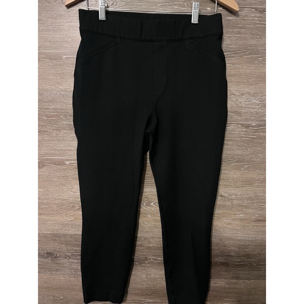 Spanx The Perfect Black Pant - Back Seam Skinny Pants Black L 20251R